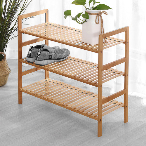 3 Tier Gabbie Bamboo Shoe Rack